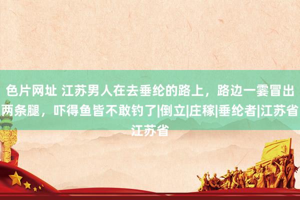 色片网址 江苏男人在去垂纶的路上，路边一霎冒出两条腿，吓得鱼皆不敢钓了|倒立|庄稼|垂纶者|江苏省